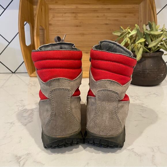Vintage Vasque Hiking Boots Made in Italy Ankle Suede Gray Skywalk size 7.5 - Picture 4 of 15
